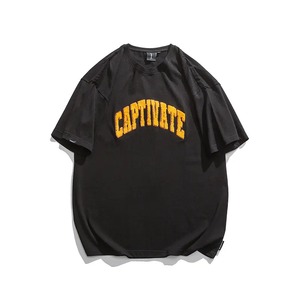 2025 dernière conception élégante unisexe ciel couleur bouffée imprimé t-shirt avec manches courtes et col rond à vendre à bas prix - Product Image 2