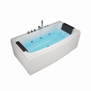 Vasca Idromassaggio Rettangolare Premonition per 2 Persone con 12 Getti, Design Ecologico e Funzioni di Illuminazione Colorata - Product Image 6