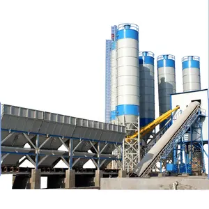 25m3/h to 240m3/h small portable concrete batching and mixing plant price cement batching plant