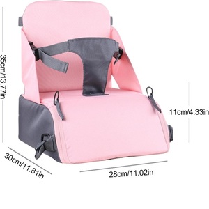 Organisateur de couches pour bébé léger et multifonctionnel, siège <span class=keywords><strong>rehausseur</strong></span> portable pour chaise haute pour bébés - Product Image 3