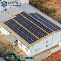 Edificio de Almacenamiento de Estructura de Acero Prefabricado de Instalación Rápida con Panel Solar para Almacenamiento Industrial