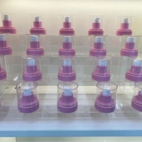 Pulvérisateur à pompe en plastique PET mat 50 ml, brume fine, sérigraphie, pour toner, parfum, lotion, crème, cosmétiques, format voyage