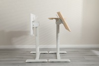 ADA meubles Table Console pneumatique Double face 180 degrés réglable en hauteur bureau mobile debout pour un usage domestique