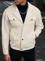 Blouson Bomber Décontracté Ample et Épais à Simple Boutonnage pour l'Hiver – Idéal pour l'Export