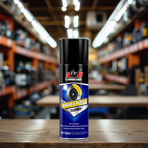 สเปรย์ทำความสะอาดเบรก LAMBOSS 450 มล. เทคโนโลยีจากสหรัฐอเมริกา สเปรย์ทำความสะอาดเบรกสำหรับงานหนัก ผลิตภัณฑ์ล้างรถ ขัดเงา และทำความสะอาด - Product Image 5