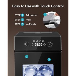 Euhome Ice <b>Ball</b> Maker 2.4 Inch <b>Sphere</b> Countertop Machine 48pcs Daily Self Cleaning for Beverage Whiskey 2.4" Ice <b>Ball</b> Maker Coun - Product Image 5