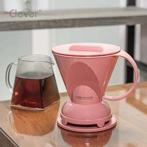 Cafetera Manual de Plástico Rosa Trapezoidal Resistente al Calor, Calidad Garantizada, para Cafeterías Boutique - Product Image 6
