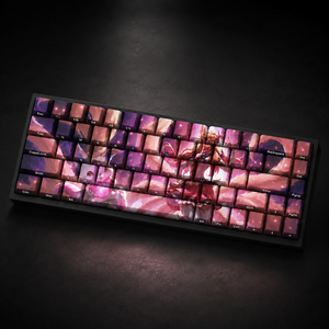 Keycaps personnalisés <span class=keywords><strong>LOL</strong></span> Star Guardian Ahri 68 touches PBT par sublimation, profil Cherry pour clavier mécanique - Product Image 2