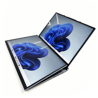 Ordinateur portable de jeu de conception ultra-mince en aluminium métallique avec écran tactile double 16 pouces + 16 pouces, processeur i7 12e génération 1260P, tout neuf 2025