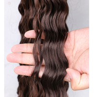 Meilleures ventes 100g paquets de cheveux synthétiques 32 pouces Deep Wave Twist Crochet tressage Extensions de cheveux adaptés aux femmes de tous âges