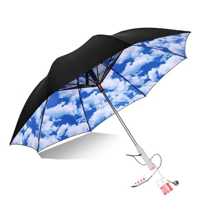 Sombrilla Eléctrica con Rociador de Agua Dericsson, Diseño Novedoso con Logotipo Personalizado, Control Manual, Plástico, para Camping y Uso en Exteriores - Product Image 2
