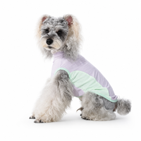 Gilet rafraîchissant pour chien UPF 50+ à toucher frais instantané, en soie glacée respirante, protection solaire estivale, vêtements pour chiot, débardeur lavable OEM ODM