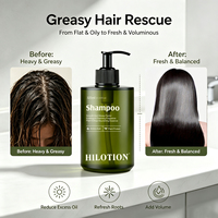 Sampo Asam Amino Lembut yang Diperkaya Protein Nabati, Meningkatkan Kilau Rambut, Aroma Tahan Lama, untuk Rambut Kering & Mengembang