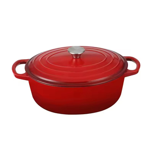 <span class=keywords><strong>Cocotte</strong></span> ovale <span class=keywords><strong>en</strong></span> <span class=keywords><strong>fonte</strong></span> de 3,5 L personnalisable avec couvercle, style français - Product Image 3