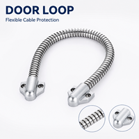Protector de Cables Corrugado de Acero Inoxidable Personalizado para Puertas de Control de Acceso