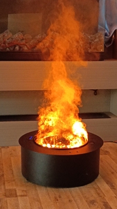 <span class=keywords><strong>Chimenea</strong></span> Redonda de Vapor de Agua, Energía Eléctrica, Decoración Inteligente para el Hogar - Product Image 3