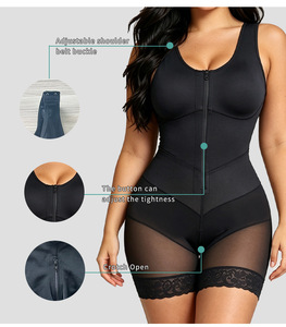 Faja sculptante intégrale pour femme avec fermeture éclair frontale, contrôle abdominal, rehausseur de fessiers, post-partum, post-chirurgie, tailles XS-XXXL - Product Image 2