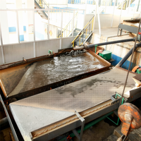 China 6S Schütteltisch, Schwerkraft-Wilfley-Tisch, Nass-Typ, für Zirkon-, Kupfer- und Goldsortierung, Mineralaufbereitung, Bergbau-Schütteltisch mit Hochleistungsmotor