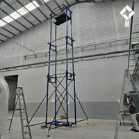 Plateforme élévatrice mobile électrique pliable 300kg 500kg 2-12m