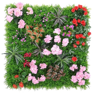 De sistema espejo <span class=keywords><strong>vertical</strong></span> verde de las plantas de hierba artificial de la pared para la casa y <span class=keywords><strong>el</strong></span> jardín decoración - Product Image 3