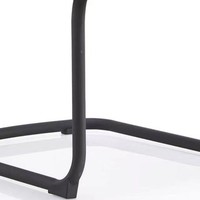 Chaise de bureau ergonomique JOHOOFURNITURE avec base cantilever, cadre gris, fabriquée en Chine, idéale pour les salles de conférence