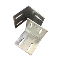 Support d'angle en acier au carbone Q235, poinçonnage et traitement sur mesure pour support de tuyau d'incendie de tunnel de métro