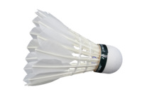 Volant de badminton Proyoung 333 en plumes de canard rondes, niveau débutant, durable, pour entraînement, blanc naturel, 2 couches, intérieur/extérieur
