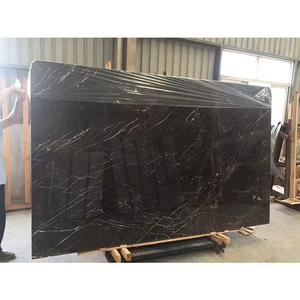 Portor vàng đá cẩm thạch với trắng tĩnh mạch <span class=keywords><strong>St</strong></span>. <span class=keywords><strong>Laurent</strong></span> Đen Đá Cẩm Thạch tấm gạch đánh bóng bề mặt thiết kế hiện đại cho khách sạn 1-năm bảo hành - Product Image 2