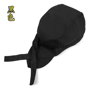 Gorro de Chef para Restaurante, Estilo Pirata, Color Sólido, Secado Rápido, Parte Superior Plana, Unisex, Uniforme - Product Image 2