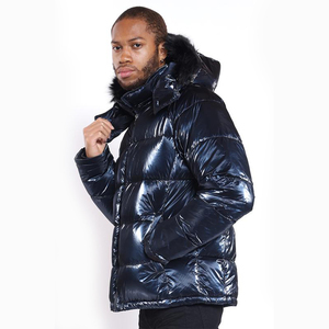 Chaqueta <span class=keywords><strong>de</strong></span> plumón negra brillante DiZNEW, chaqueta con cinta, chaqueta con vapor, chaqueta personalizada para hombre con letras, chaqueta <span class=keywords><strong>de</strong></span> talla grande del <span class=keywords><strong>Paris</strong></span> <span class=keywords><strong>Saint</strong></span> <span class=keywords><strong>Germain</strong></span> - Product Image 3
