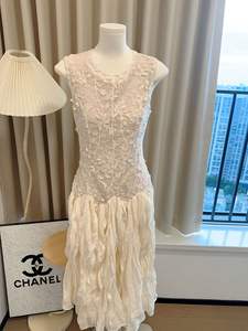 Nuevo <span class=keywords><strong>Vestido</strong></span> Casual de Fiesta Bettergirl para Ramadán 2026, <span class=keywords><strong>Blanco</strong></span>, Corte en A, Largo hasta la Rodilla, Tejido, para Todas las Temporadas, 100% Poliéster - Product Image 3