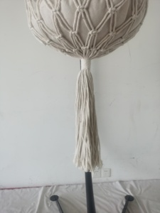 Hamac bohème pour animaux de compagnie, en dentelle, main, fil de coton tissé, panier suspendu en macramé, nid pour chat et chien - Product Image 6