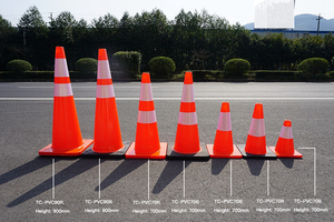 Cono de tráfico plastico cono para senalizacion de seguridad vial - Product Image 2