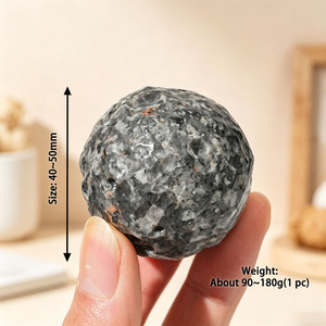Esfera <span class=keywords><strong>de</strong></span> <span class=keywords><strong>Luna</strong></span> <span class=keywords><strong>de</strong></span> Yooperlita Natural al por Mayor, Bola <span class=keywords><strong>de</strong></span> Cristal Brillante Reactiva a los Rayos UV para Decoración y Sanación con Cristales - Product Image 2