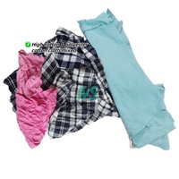 Sacs en coton 100% recyclé, chiffons d'essuyage en tissu recyclé mélangé industriel