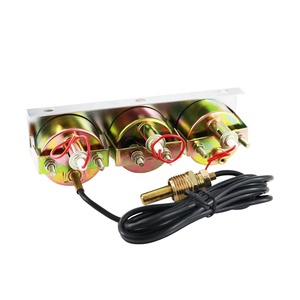 Wenle phổ 12V 24V 2''52mm Ba 3 đồng hồ đo <span class=keywords><strong>Set</strong></span> Meter Kit nhiệt độ nước áp suất dầu Kit phổ Ba đo <span class=keywords><strong>Set</strong></span> - Product Image 5