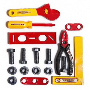 Hands Builder <b>Tool</b> <b>Set</b> Plastic Workbench Toolbox Engineer Toy Drill Construction Pretend Play Learning Activity <b>Garden</b> <b>Tool</b> - Product Image 1