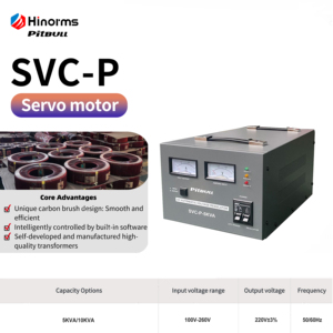 Oem ODM AVR điều chỉnh điện áp SVC-P-5KVA ổn áp một pha công suất cao động cơ servo điều khiển năng lượng hiệu quả Pitbull - Product Image 2
