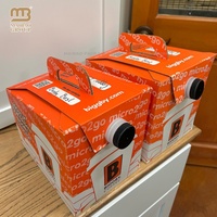 Distributeur de café en papier jetable écologique et bon marché 2L 3L 96oz Sac de café à emporter en boîte