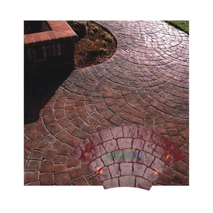 Decorative <strong>Molds</strong> Stamped <strong>Concrete</strong> Fan European <strong>Cobblestone</strong> Pattern - Product Image 1