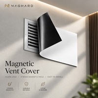 Plaque de couverture magnétique pour grilles d'aération, ouvertures d'air métalliques et décoration intérieure personnalisée