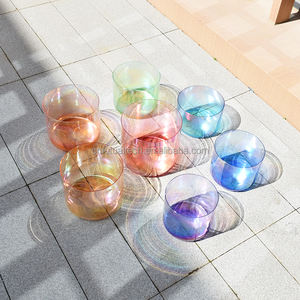 Q're <b>Magic</b> Cosmic Chakra Color Clear Quartz Crystal Singing Bowl 432Hz/440Hz CDEFGAB Tones Sound Healing Instrument - Product Image 2