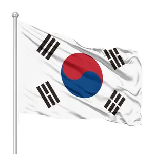 Bandera con eslogan de elección al aire libre, personalizada, de Corea del Sur, 2022