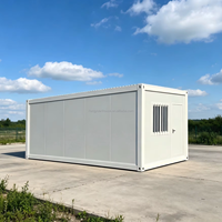 Conteneur modulaire préfabriqué moderne à panneaux sandwich monocouche pour bureau, dortoir ou entrepôt, à assemblage rapide