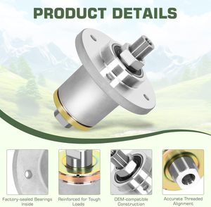 แกนหมุนเครื่องตัดหญ้า รุ่นมาตรฐาน ใหม่ สำหรับ Spartan RT <span class=keywords><strong>RZ</strong></span> SRT <span class=keywords><strong>Pro</strong></span> HD XD ขนาด 72 นิ้ว 437-0004-00 - Product Image 3