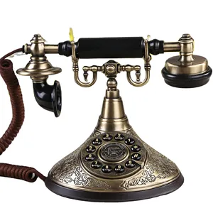 Dekoratives Telefon 1910 Das NOSTALGIE DUKE Antikes Telefon Druckknopf Altes Schreibtisch telefon
