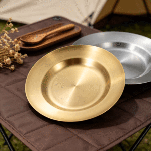 Assiette FLEY en forme de chapeau de paille pour pâtes, plats occidentaux, steak, dim sum, salade froide – Design minimaliste moderne, plat peu profond - Product Image 1