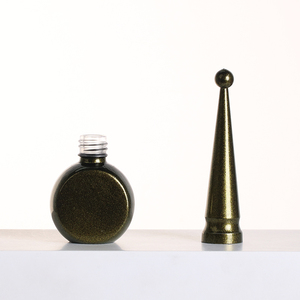 Hot Bán buôn giá tùy chỉnh 9ml thủy tinh UV Gel container màu xanh lá cây Vòng dài bàn chải vít tip cap Nail Polish keo chai - Product Image 6