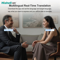 Écouteurs Transfrontaliers à Traduction IA J10 Open Ear Life LED Sans Fil Sportifs 4G Wi-Fi Prise en Charge de 164 Langues Voix et Vidéo