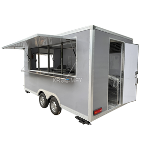 Remorques-chariots de café entièrement équipées, pour camping, vente de pizzas en rue, camions de restauration mobiles, cuisines mobiles, remorques de traiteur, conformes aux normes européennes, à prix abordable - Product Image 6